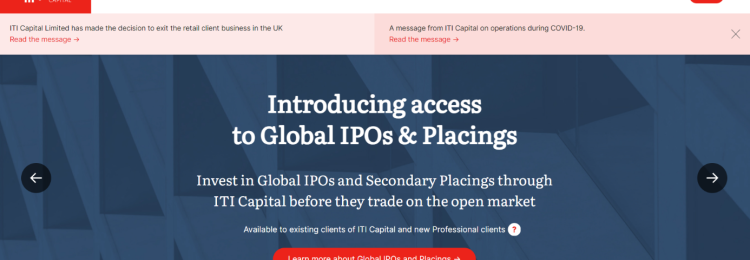 Features of the ITI Capital brokerage company: is it worth working?