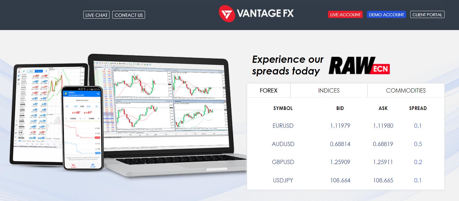 торговые платформы Vantage FX 