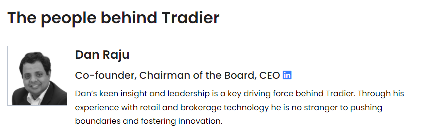 tradier brokerage обзор компании