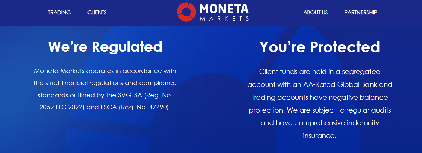 Moneta Markets безопасность