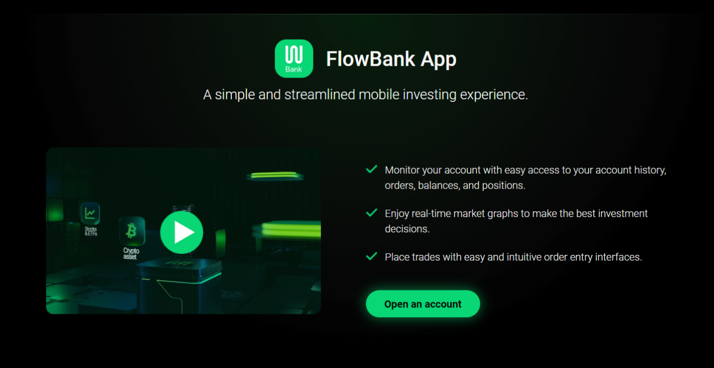 Как проходят торги у Flow Bank?