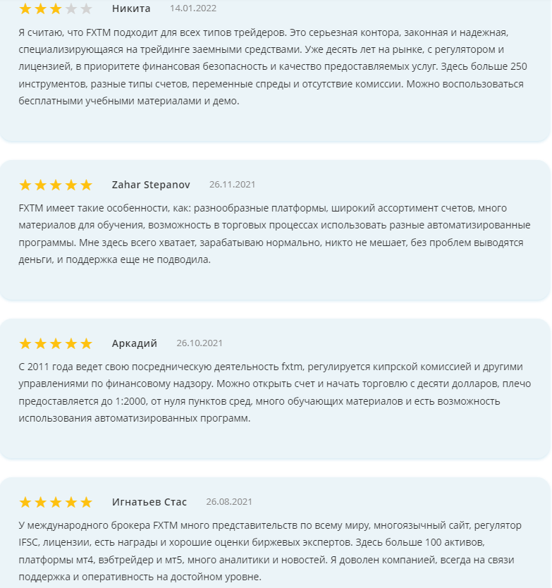 Обзор отзывов о брокере