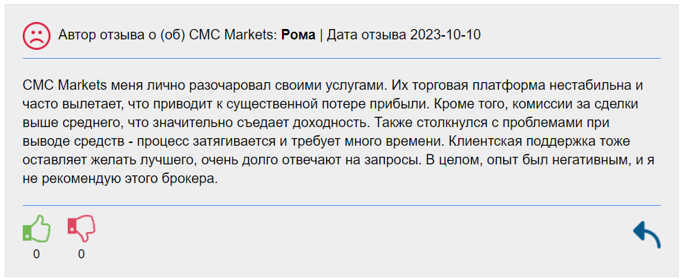 Жалоба на компанию 